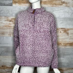 🛍FINAL SALE🎊Time and Tru halfzip Sherpa Pullover